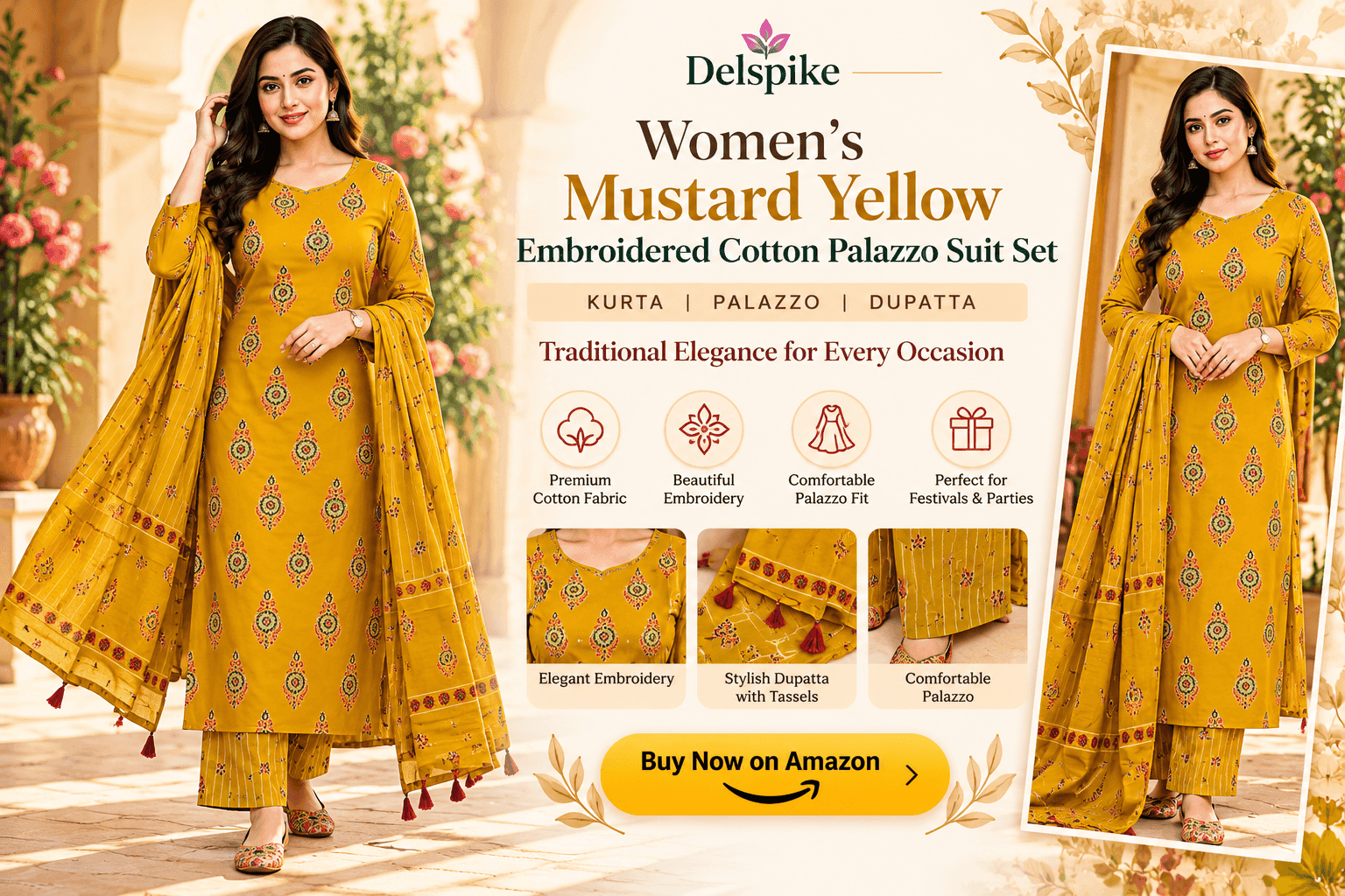 Mustard Palazzo Suit Elegance Banner.png