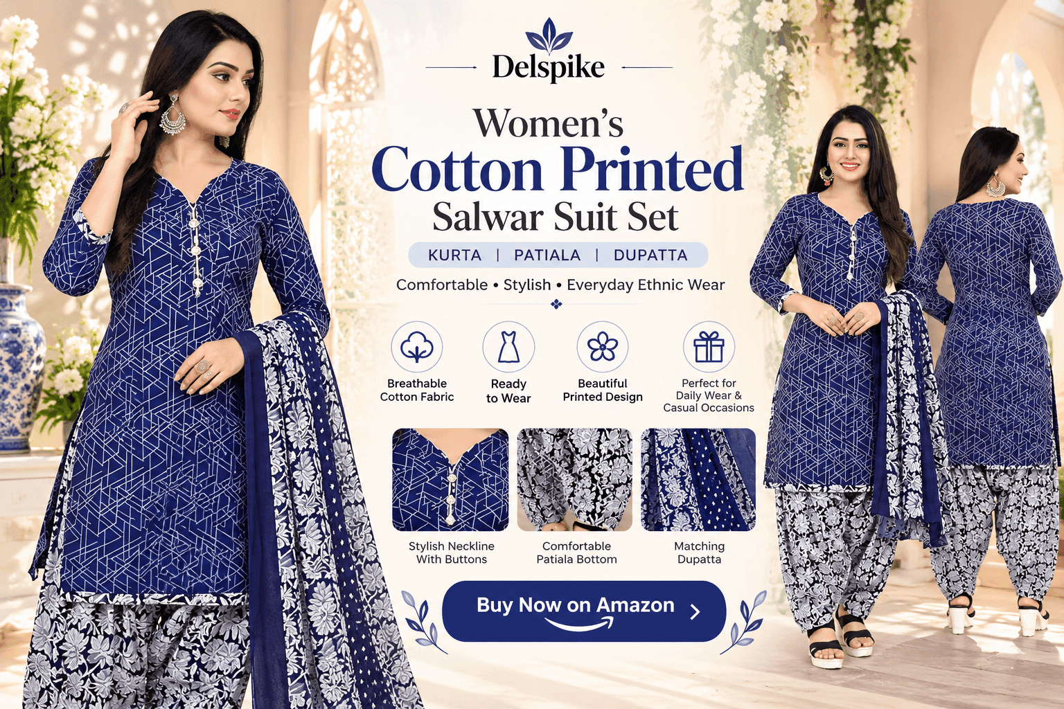Navy Cotton Salwar Suit Collection.png